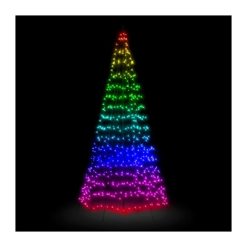 TWINKLY ALBERO DI NATALE SMART 450 LED RGBW MULTICOLOR