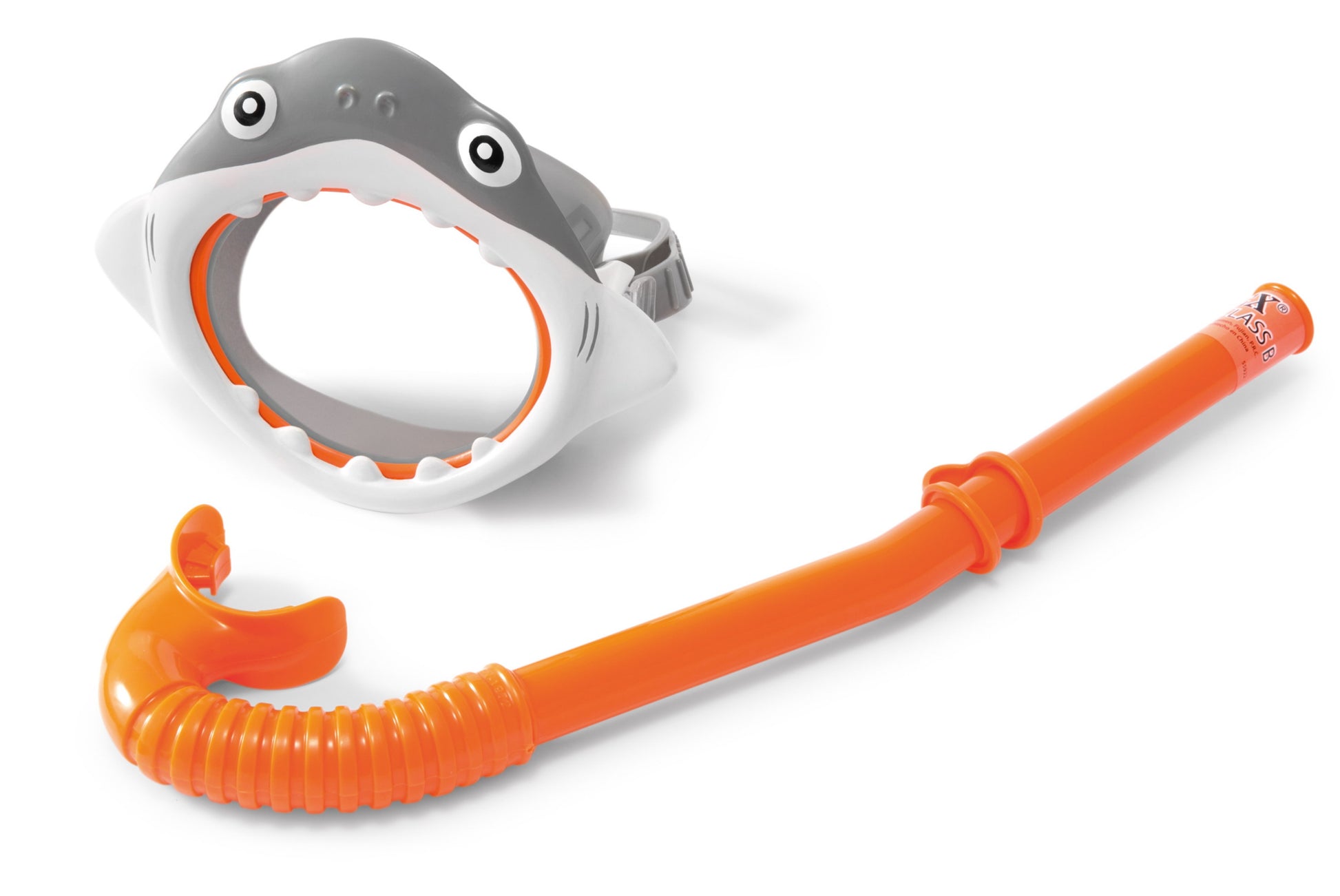 MASCHERA SUBACQUEA PER BAMBINI 3-8 ANNI SQUALETTO CON BOCCAGLIO