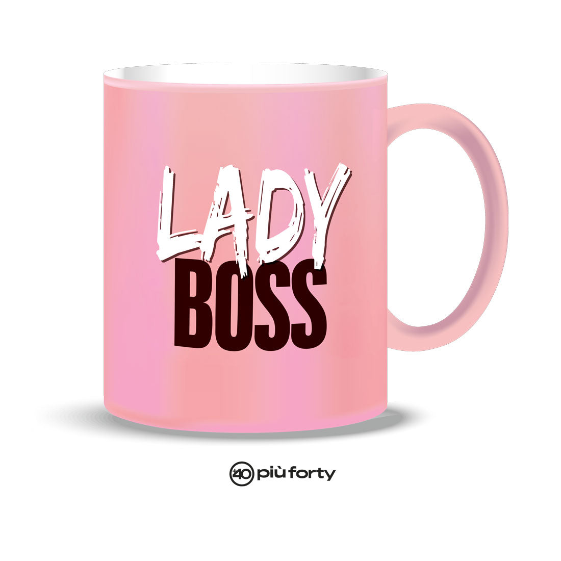 TAZZA MUG IN CERAMICA LADY BOSS ROSA PIU' FORTY