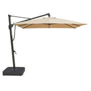 Toiture flexible Parasol 210x150 mât central vert givré