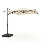 Toiture flexible Parasol 210x150 mât central vert givré
