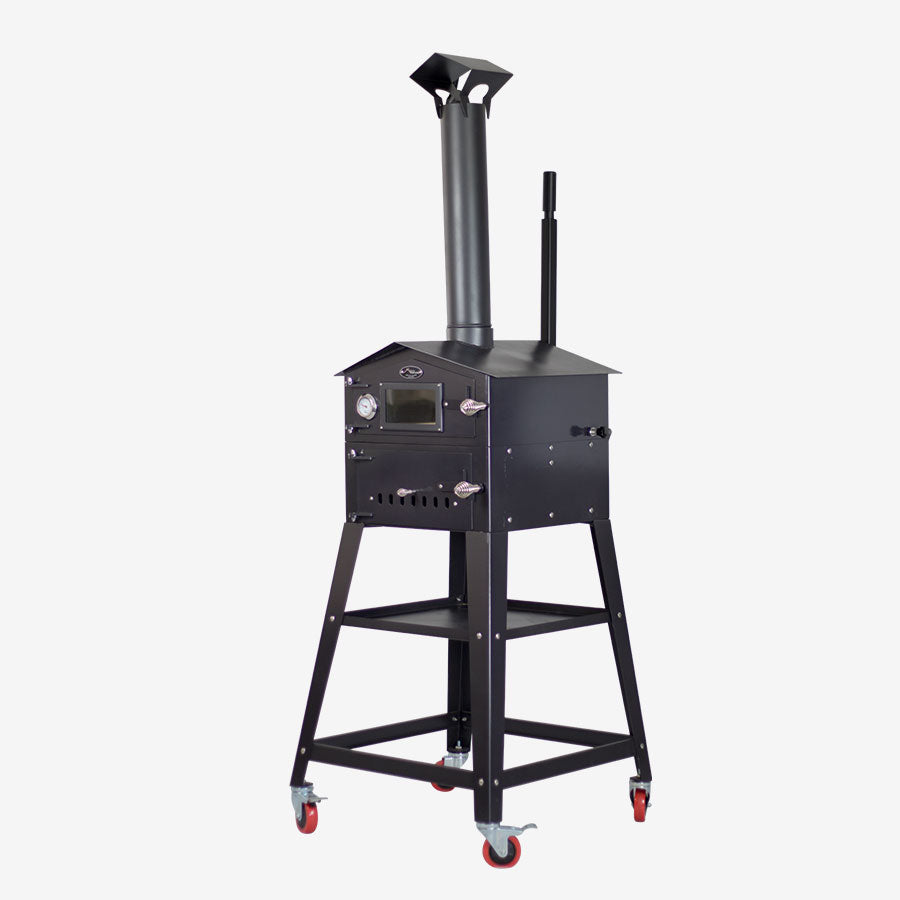 BARBECUE E FORNO PER PIZZA VULCANO 3 MULTIFUNZIONALE