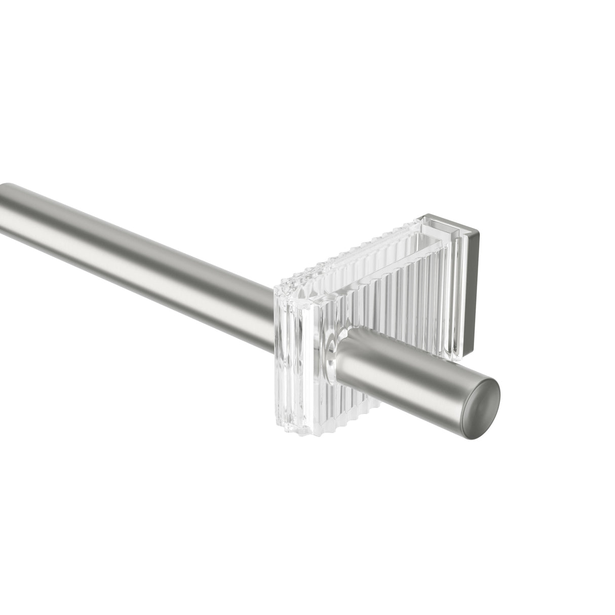 Flute Curtain Rod 107-305 cm D 2.5 cm Nickel-Steel Umbra
