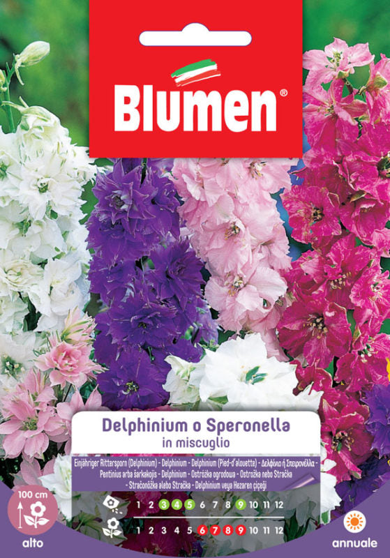 SEMI DELPHINIUM O SPERONELLA MIX
