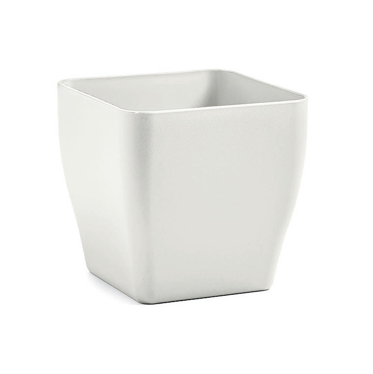 VASO QUADRATO INDOOR LIVING MATT 21 CM TERRA DOLOMIA