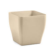 VASO LIVING MATT QUADRATO 25 CM TERRACOTTA