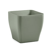 VASO QUADRATO INDOOR LIVING MATT 17CM TERRA LAGUNA