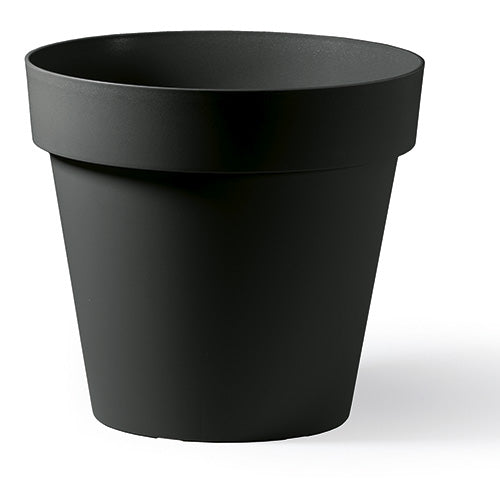 VASO ROTONDO CLEO 20CM 60% RICICLABILE ANTRACITE