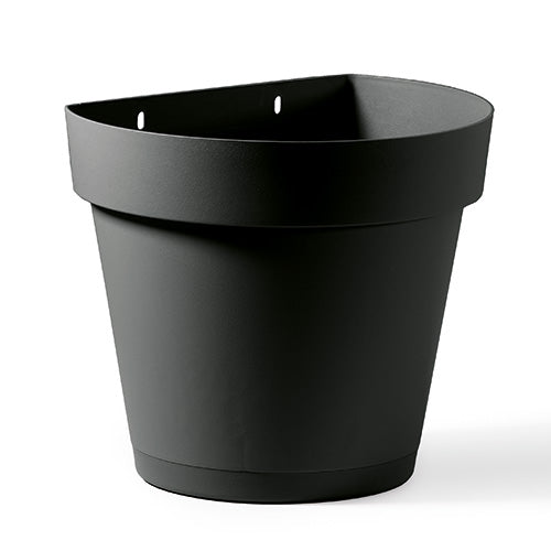 VASO A MURO CLEO ANTRACITE D.25CM