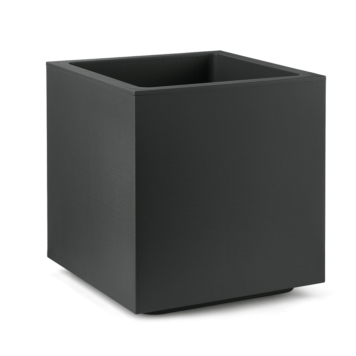 VASO FIORIERA CUBO MATHERIA 40CM ANTRACITE