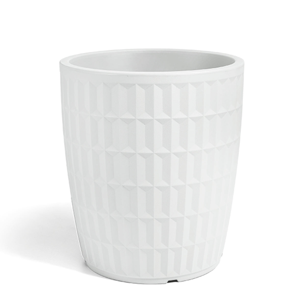 VASO ROTONDO TYLE 50CM BIANCO