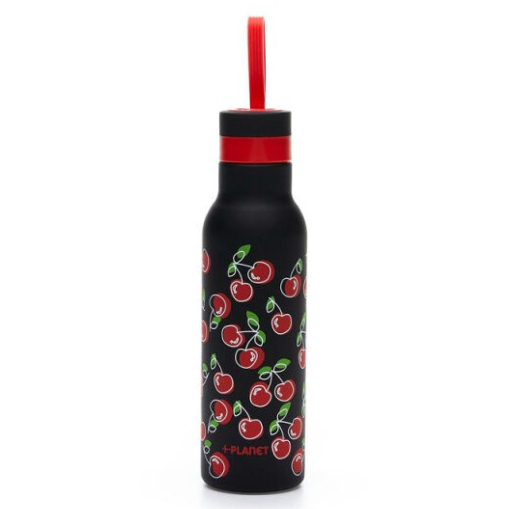 BOTTIGLIA TERMICA IN ACCIAIO 500ML STAMPA CHERRIES