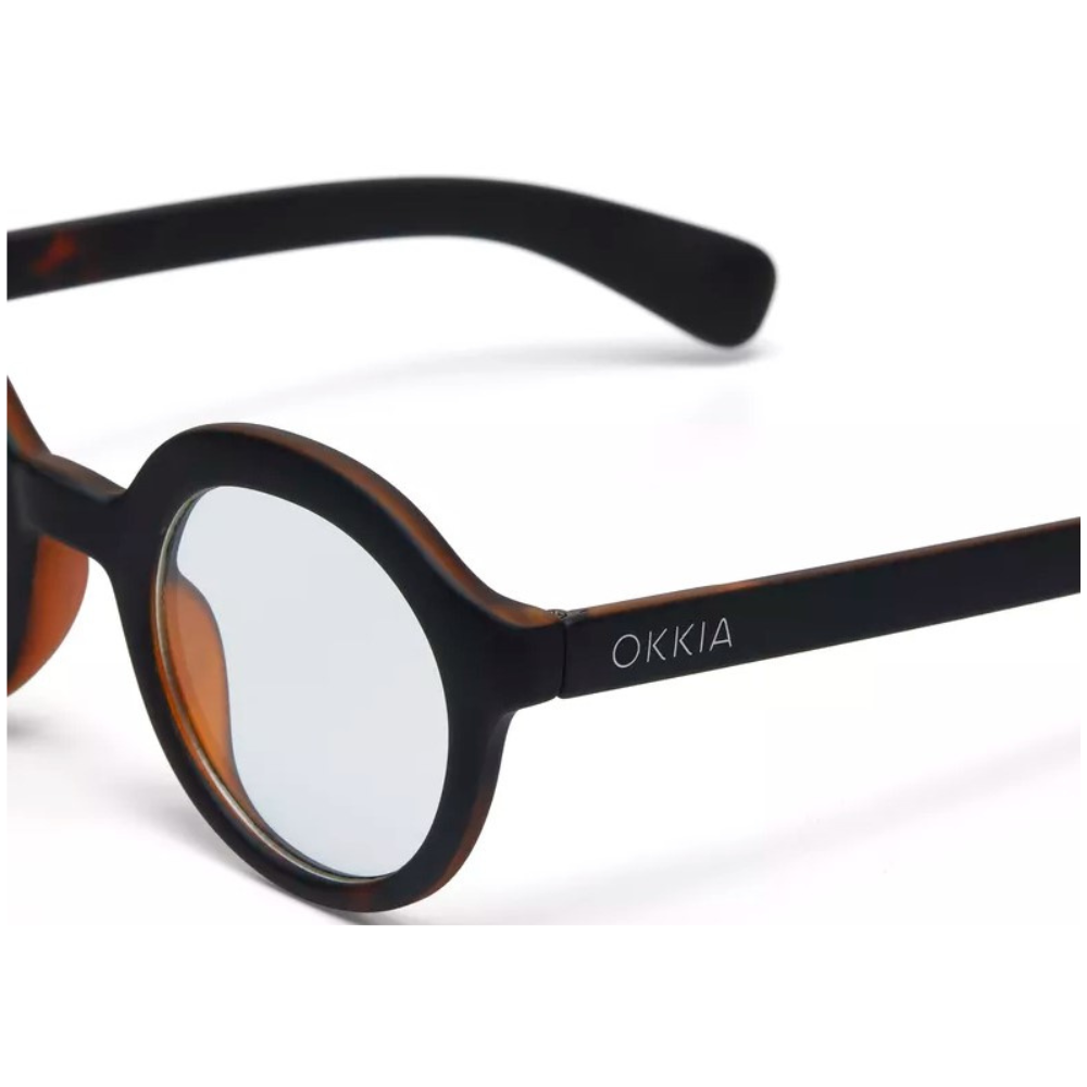 OCCHIALE DA LETTURA MODELLO LAURO COLORE BLACK HAVANA GRAD. +1.50 OKKIA