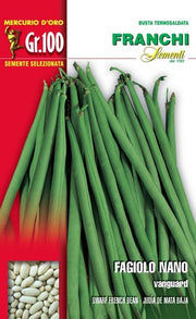 BUSTA SEMI DI FAGIOLO NANO VANGUARD 100 GR