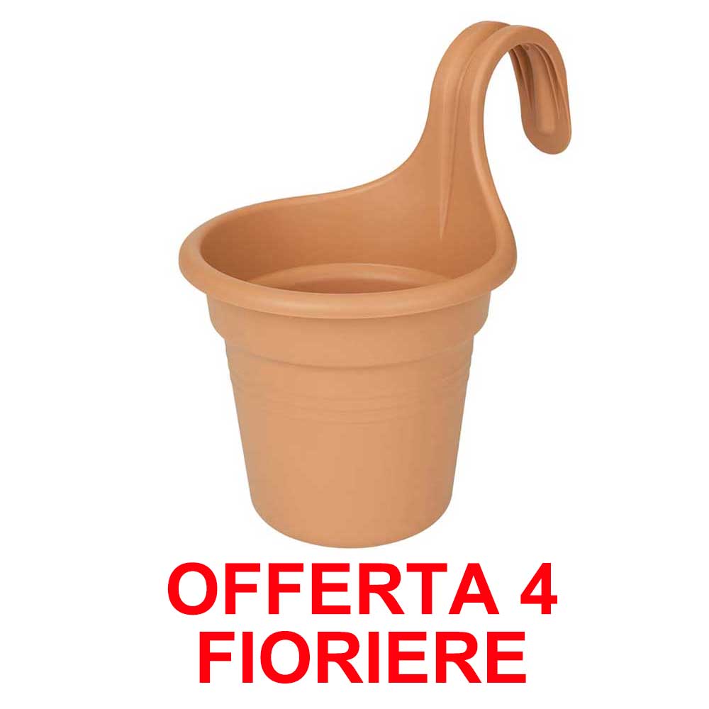 OFFERTA 4 FIORIERA GREEN BASICS EASY HANGER SMALL MILD TERRA
