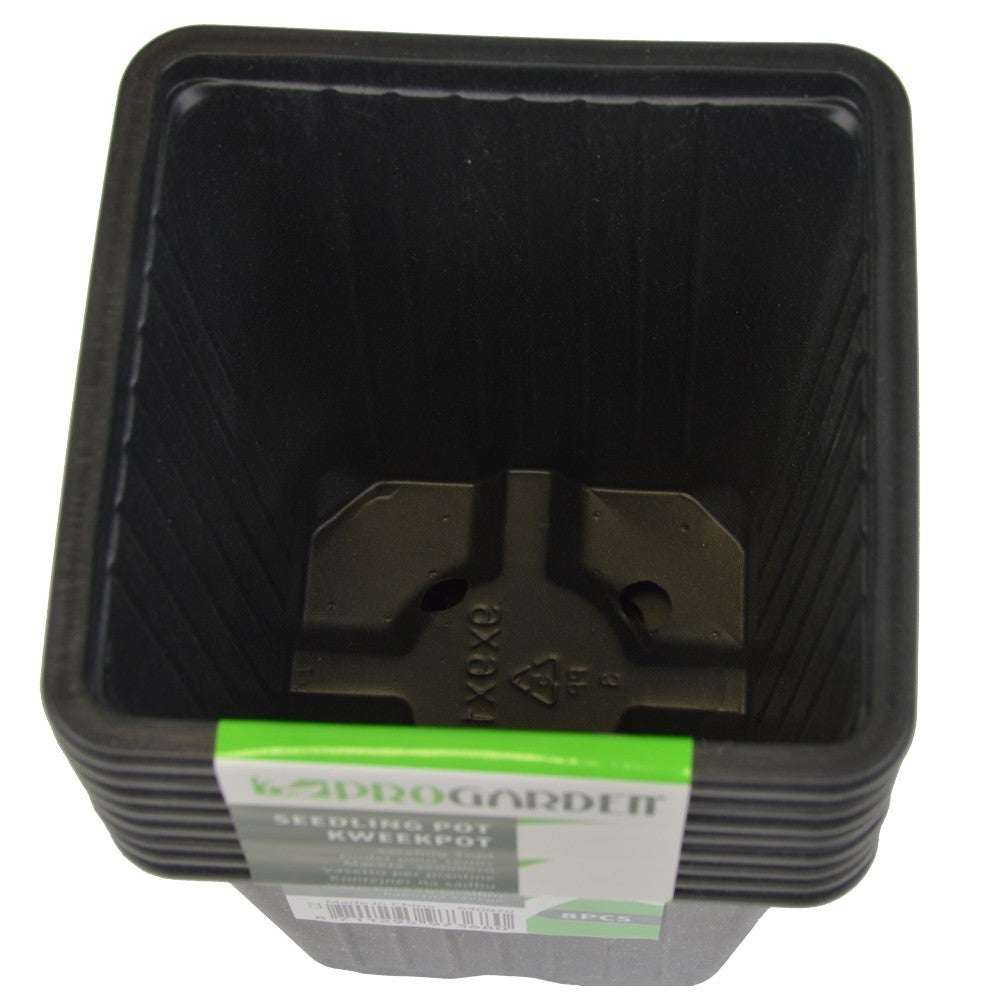 SET 8 PZ VASETTO PER PIANTINE CM 9,5X10