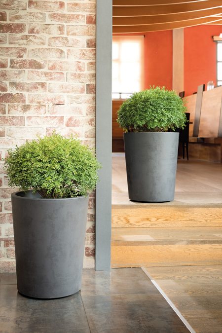 VASO MILLENNIUM 43.5 x 53.3 H CM ANTRACITE
