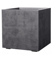 VASO CUBO MILLENIUM 49 CM ANTRACITE