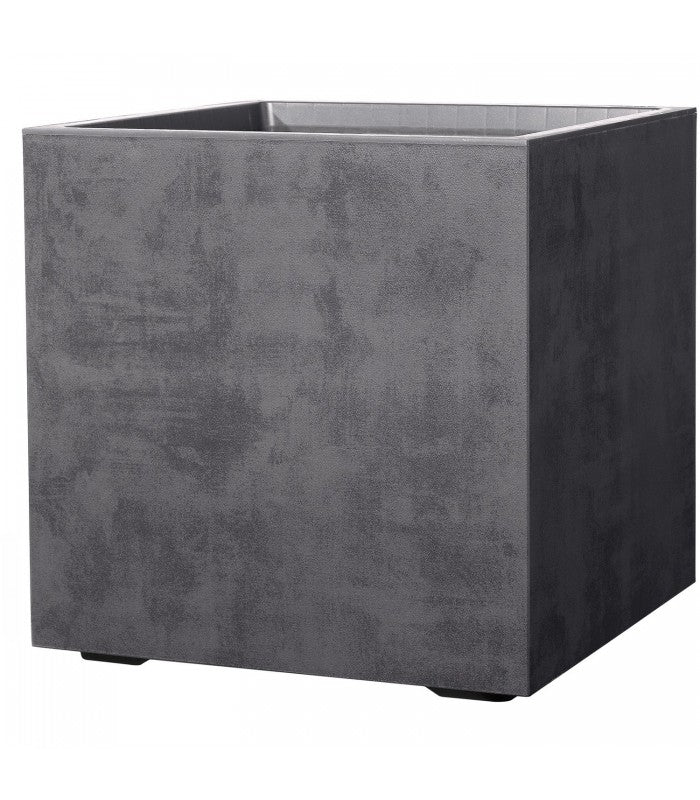 VASO CUBO MILLENIUM 49 CM ANTRACITE