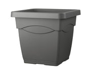 VASO QUADRATO DAY R 32CM ANTRACITE