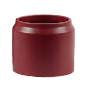 VASO DECORATIVO IN CERAMICA Ø15,5XH13,5 ROSSO