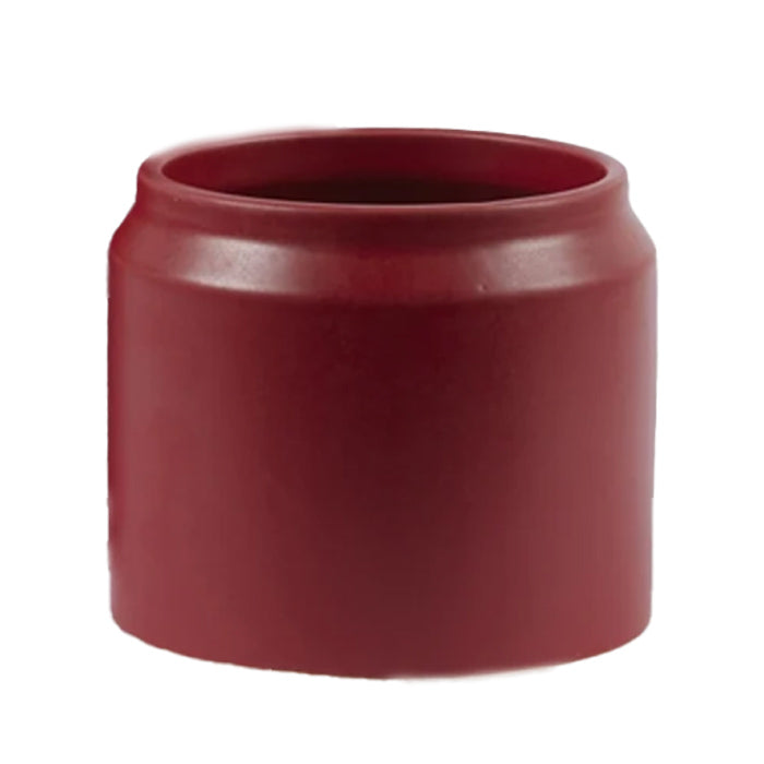 VASO DECORATIVO IN CERAMICA Ø15,5XH13,5 ROSSO