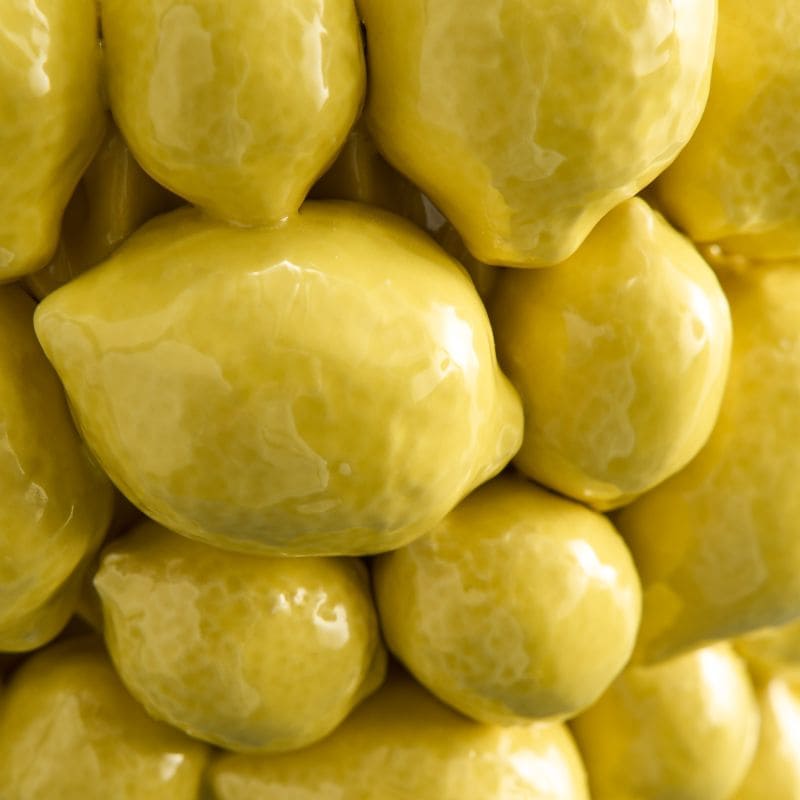 VASO LIMONE GIALLO 19X19X26CM