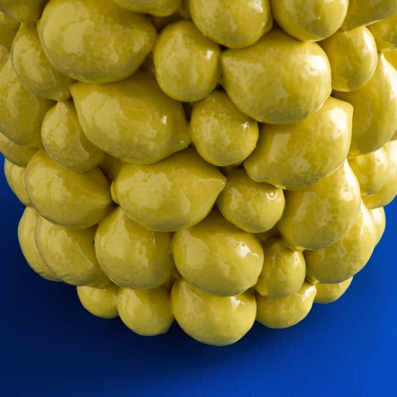 VASO LIMONE GIALLO 19X19X26CM