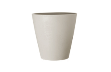 COPRIVASO SWING MOOD 15CM BIANCO PIETRA