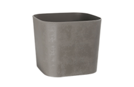 VASO SWING MOOD QUADRO 30CM BEIGE SCURO