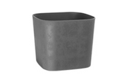 VASO SWING MOOD QUADRO 30CM GRIGIO FUMO
