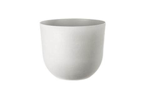VASO SWING MOOD CONCA 40 CM BIANCO PIETRA