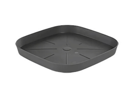SOTTOVASO QUADRO 38 CM GRIGIO FUMO