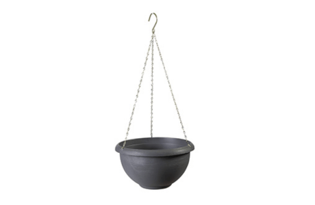 VASO TERRAE BASKET 30 CM GRIGIO FUMO