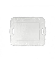 VASSOIO CON MANICI JOKE TABLE&KITCHENE BIANCO 50X40 CM