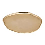 VASSOIO IN ALLUMINIO IRREGOLARE Ø30CM ORO
