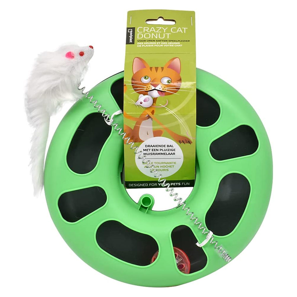 GIOCO PER GATTI 3 IN 1 CRAZY CAT DONUT COLORI ASSORTITI