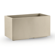 FIORIERA MATHERIA 80CM GREIGE DOPPIA PARETE CON ROTELLE