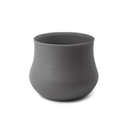VASO POMO 15CM TERRA ETNEA ANTRACITE