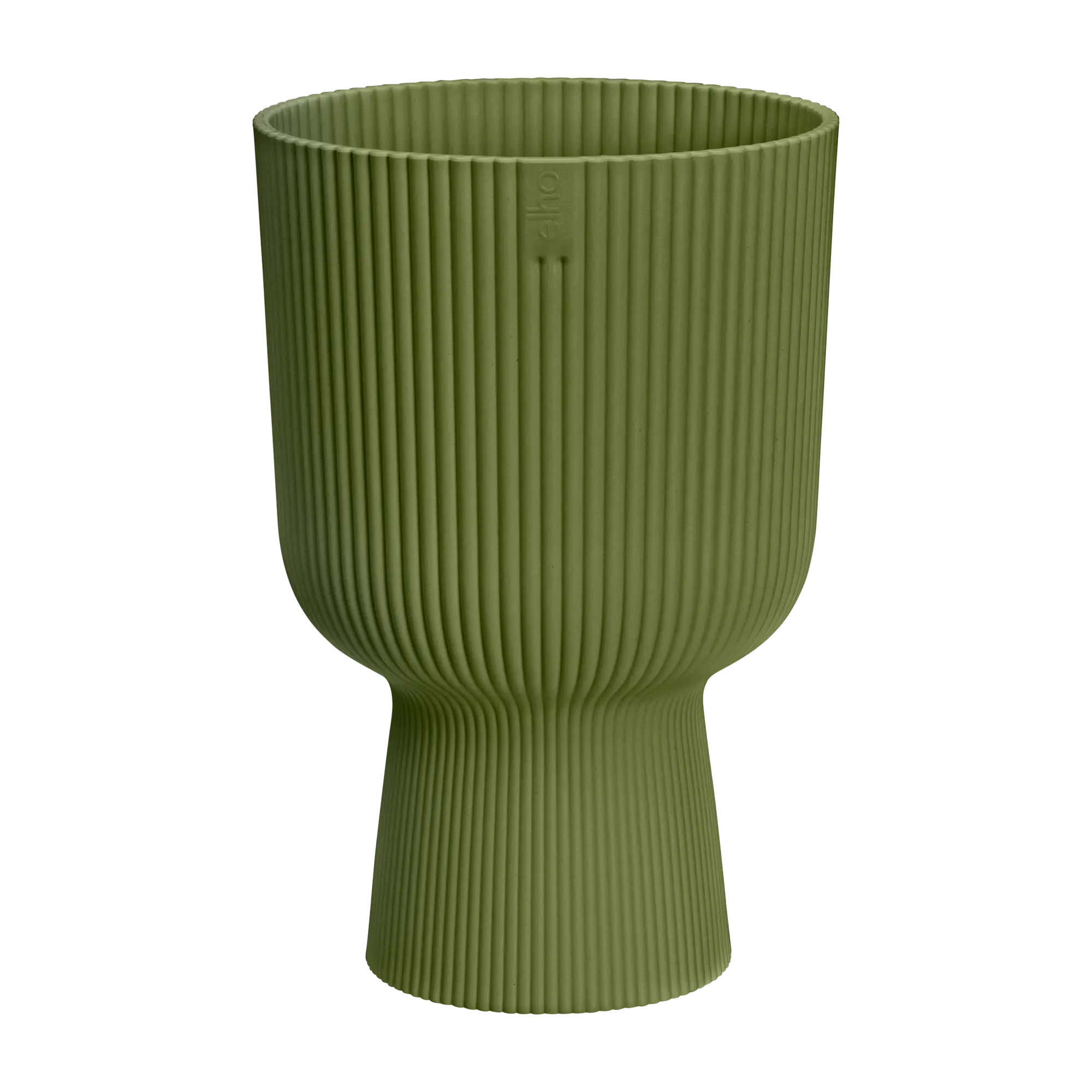 Vaso Fioriera Vibes Fold Coupe D 30 x h 45 cm Verde Felce ELHO