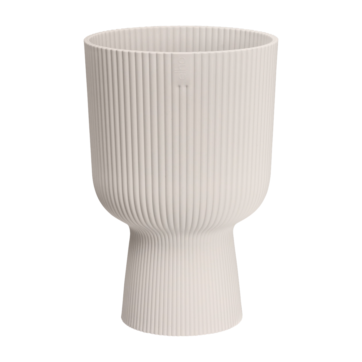Vaso Vibes Fold Coupe D 14 x H 21 cm Bianco Lino ELHO