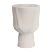 Vaso Vibes Fold Coupe D 14 x H 21 cm Bianco Lino ELHO
