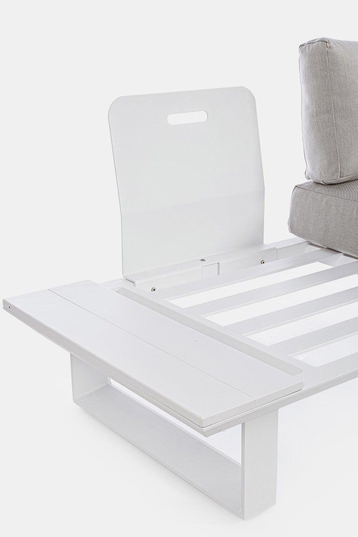 SALOTTO ANGOLARE KONNOR BIANCO
