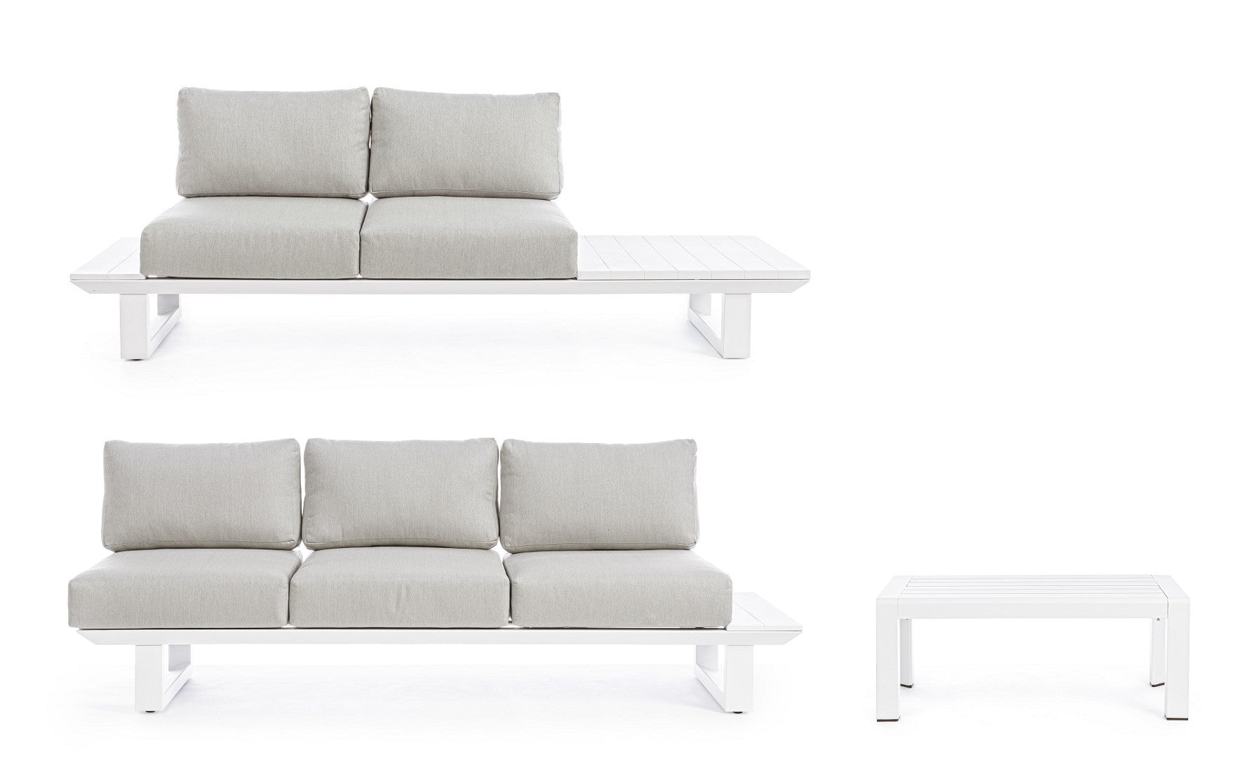 SALOTTO ANGOLARE KONNOR BIANCO