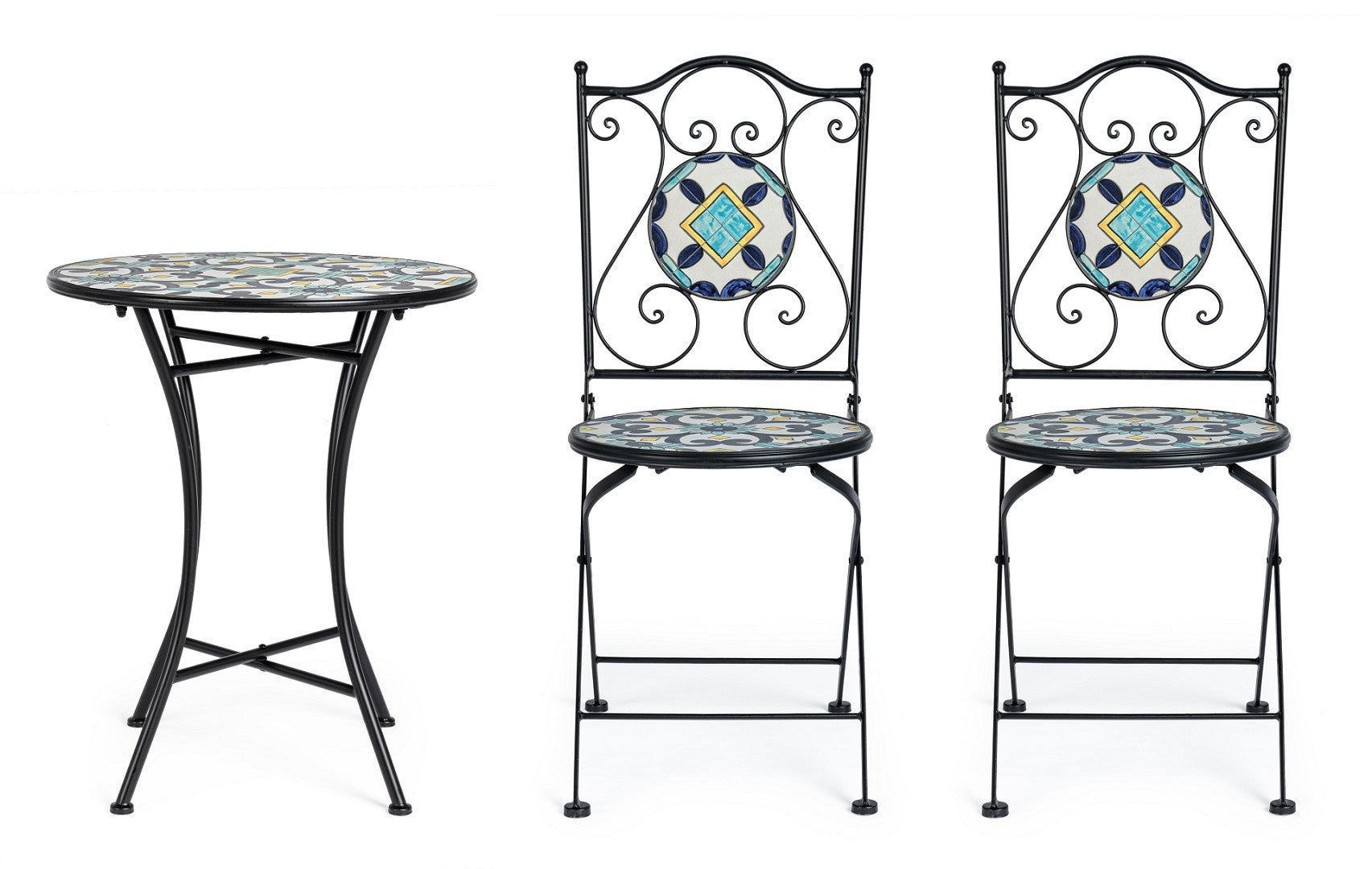 SET TAVOLO +2 SEDIE PIEGHEVOLI POSITANO