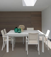TAVOLO KONNOR ALLUNGABILE 110/160X160CM BIANCO