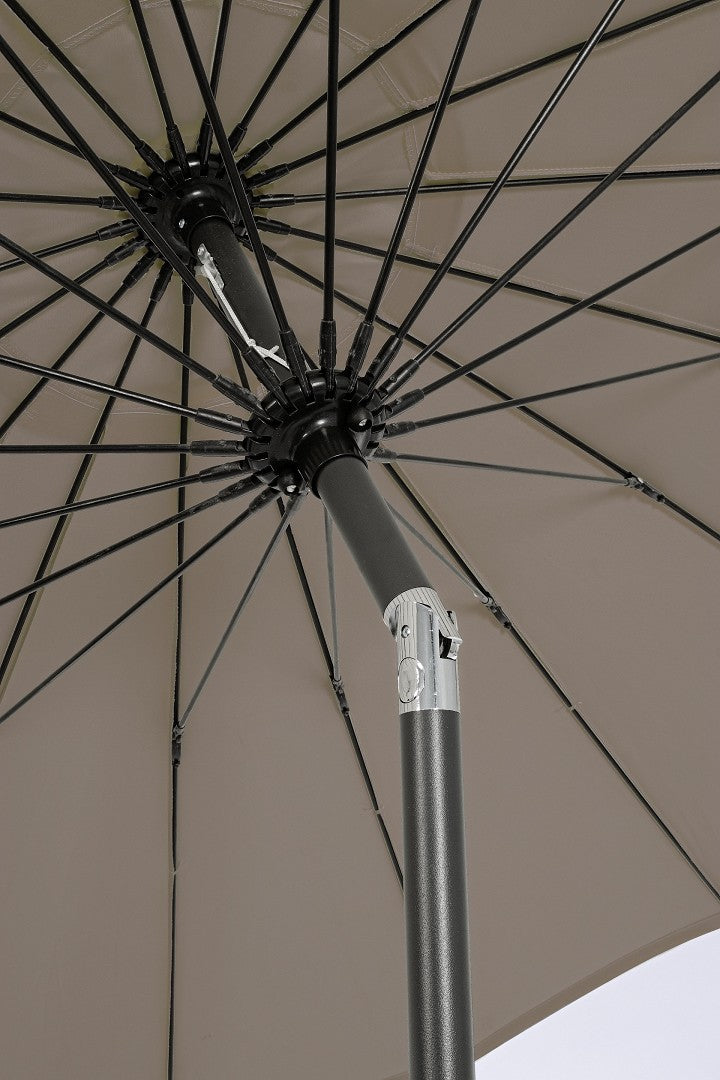 OMBRELLONE ATLANTA D.270CM TORTORA
