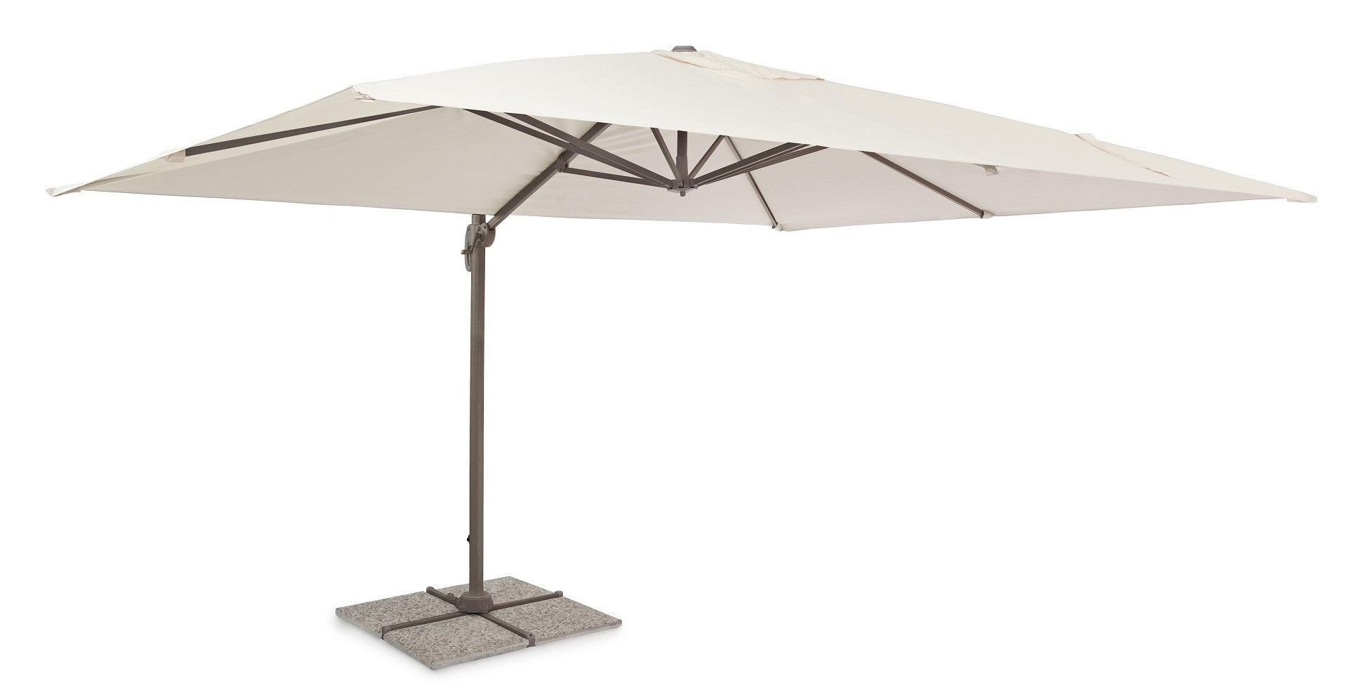 OMBRELLONE RETRATTILE DALLAS 3X4MT NATURALE