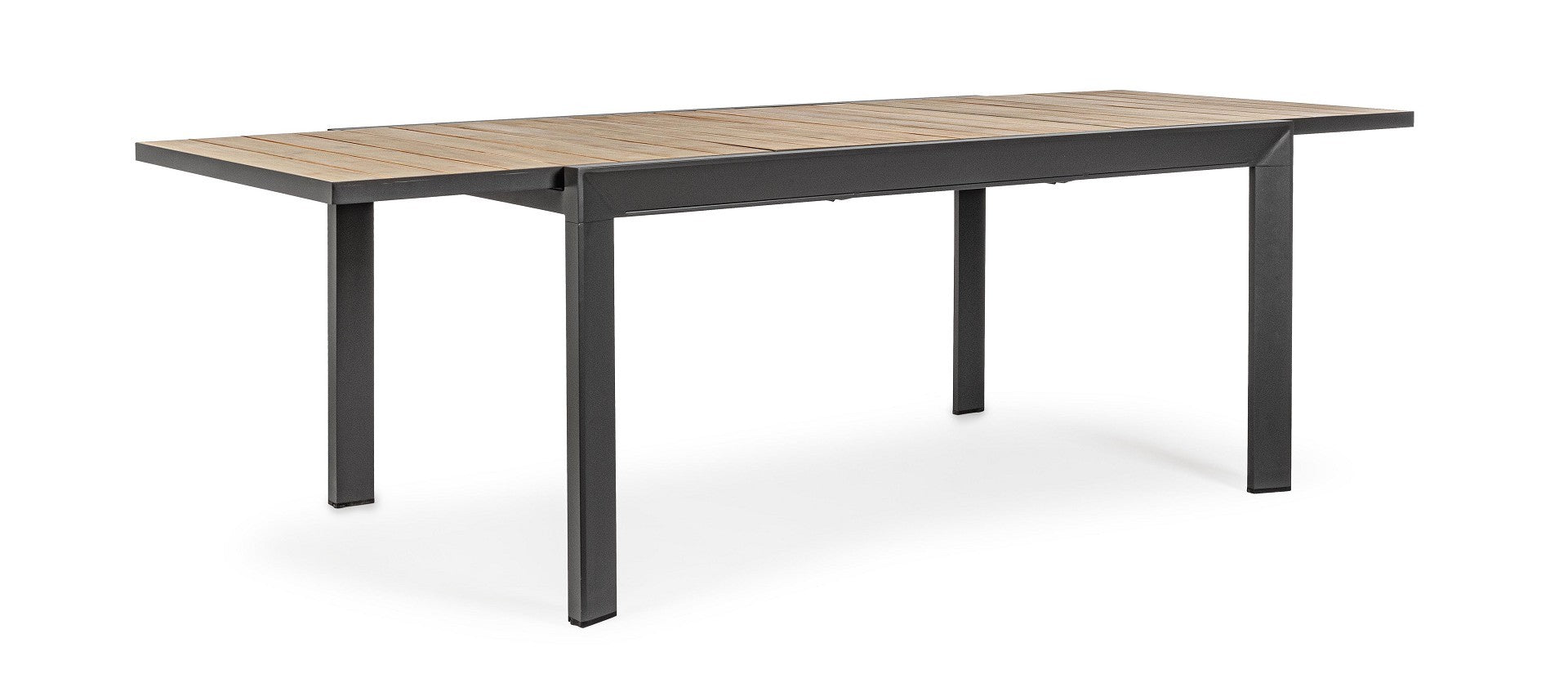 TAVOLO DELMAR ALLUNGABILE 160/240X100 ANTRACITE