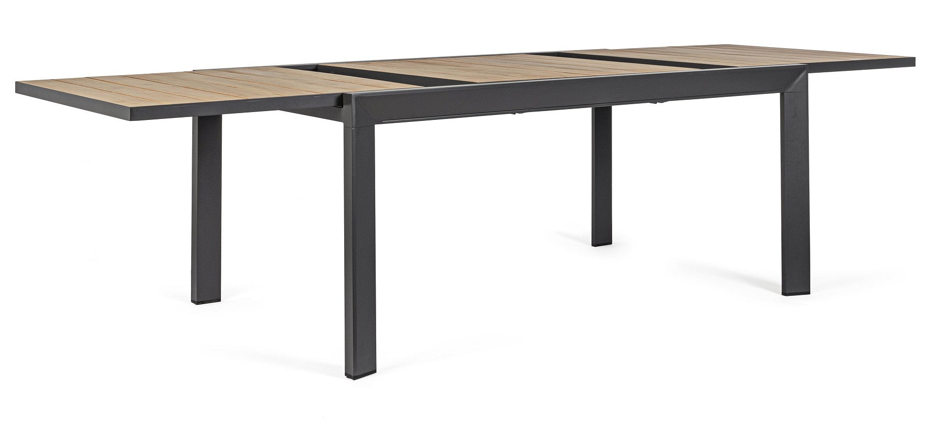 TAVOLO DELMAR ALLUNGABILE 160/240X100 ANTRACITE